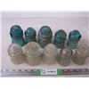 Image 1 : * (10) Glass insulators