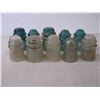 Image 2 : * (10) Glass insulators