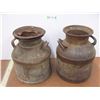 Image 1 : *(2) Vintage Milk (Cream) Cans
