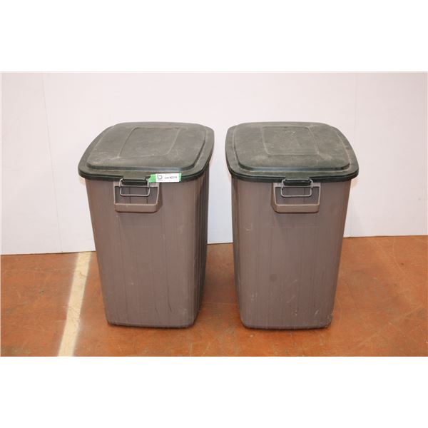 *(2) Garbage Bins   Misc