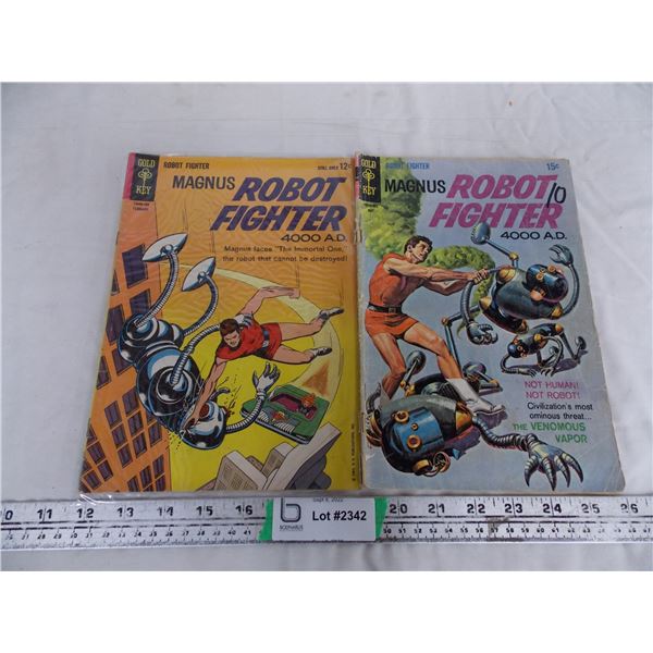 (2) 1960’s Robot Fighter Comics(One in very good condition)