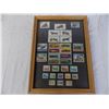 Image 4 : Framed vintage stamps