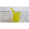 Image 2 : Yellow Blown Glass Pitcher Vase