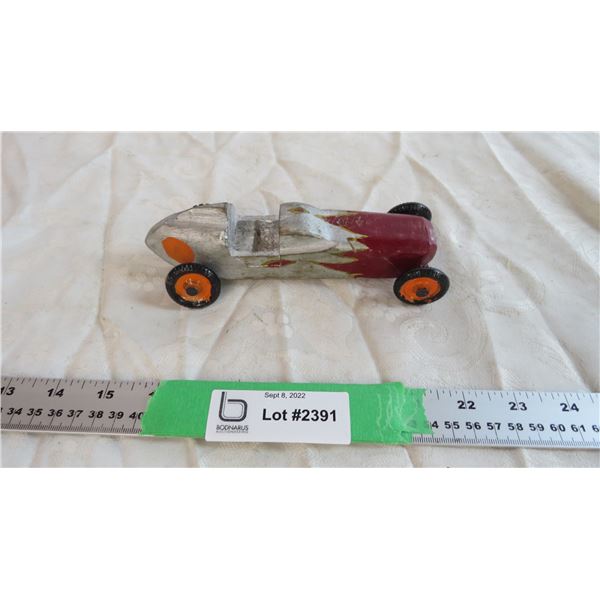 Vintage handmade Wooden Dragster