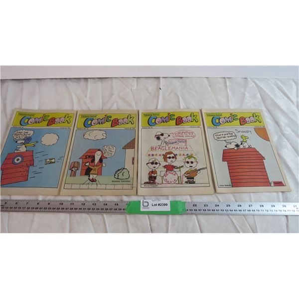 (4) 1980's Snoopy Comic Book (Edmonton Journal)