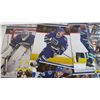Image 2 : Lot of Vancouver Canucks Hockey Cards + Large Calendar Picture of players