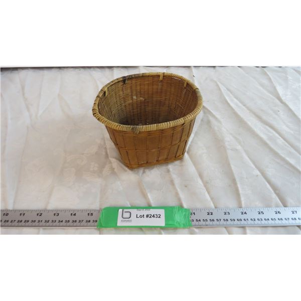 West Coast Hand Woven Birch Basket