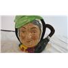 Image 2 : Sairey Gamp Royal Doulton LG Toby Jug D5451 Green Stamp