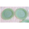 Image 2 : (4) Fire King Jadeite Salad/Dessert plates
