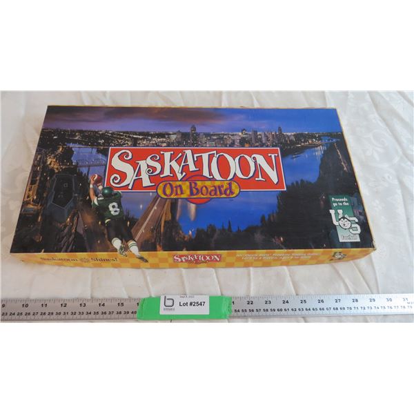 Vintage Saskatoon On Board Board Game