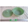 Image 1 : Jadeite Fire King Casserole Dish and lid