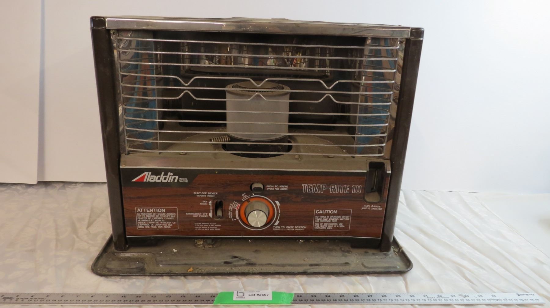 *Aladdin Temp-Rite 10 Heater - Bodnarus Auctioneering