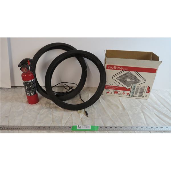 Mini Fire extinguisher + Steering Wheel heated covers