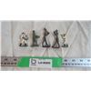 Image 1 : (5) Antique White lead soldiers
