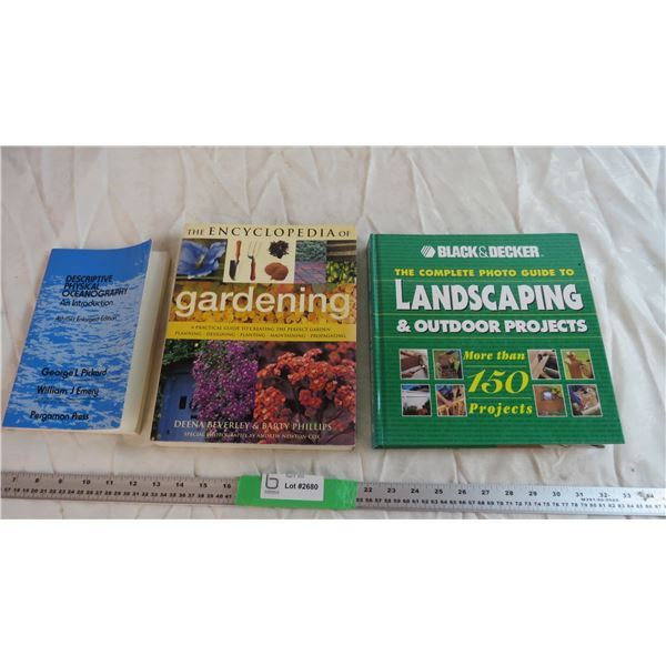 (3) Gardening books