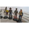 Image 4 : (11) Metal Figurines 2.5 Inches tall