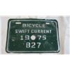 Image 2 : 1975 Swift Current Bicycle Licence plate