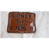 Image 2 : Sidney 1959 Plate