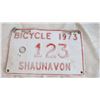 Image 2 : 1973 and 1976 Shaunavon Bicycle Licence Plates