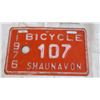 Image 3 : 1973 and 1976 Shaunavon Bicycle Licence Plates
