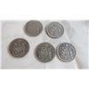 Image 2 : (5) Canada 50 Cent coins