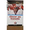 Image 1 : *Cheer On Canada Hockey Poster Board 44X64"