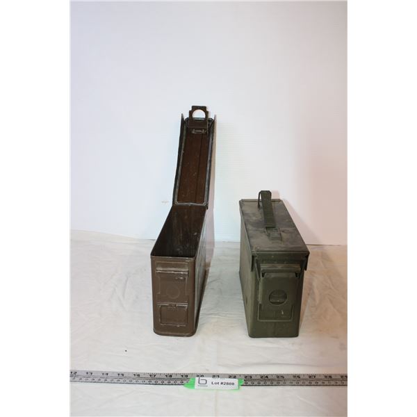 (2) Ammo Boxes