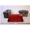 Image 1 : Plastic Ammo Box, Metal Ammo Box, Small Tool Box