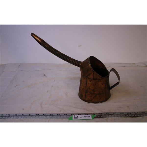 Copper Oil Can Spout