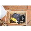 Image 2 : *Apple Crate w/ (5) hats, rope + (3) Camp Bag Frames
