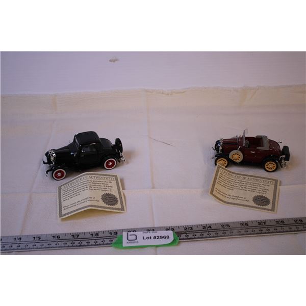 (2) Die Cast Cars 1/32 Scale