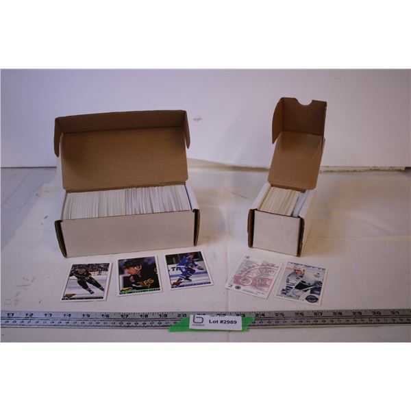 (2) Boxes of Hockey Cards (including 132 1992-93 O.P.C Premier and 528 1993-94)