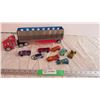 Image 1 : Hot wheels semi hauler with 8 cars