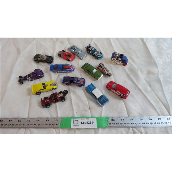 (14) Pepsi Dragster + Assorted Toy Cars