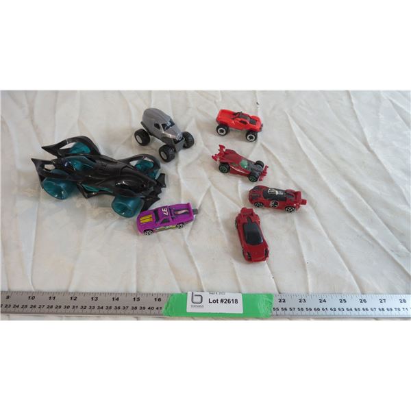 Batmobile Toy Car and other assorted cars