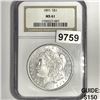 Image 1 : 1891 Morgan Silver Dollar NGC-MS61