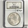 Image 1 : 1883-CC Morgan Silver Dollar NGC-MS63