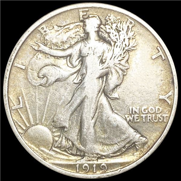 1919 Walking Liberty Half Dollar NICELY
