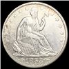 1853 Arws & Rays Seated Liberty Half Dollar UNC