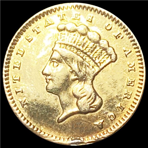1856 Rare Gold Dollar NEARLY UNCIRCULATED