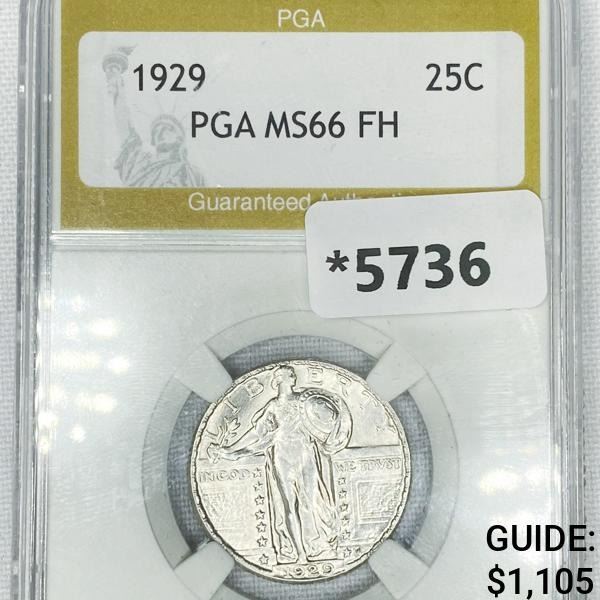 1929 Standing Liberty Quarter PGA-MS66 FH