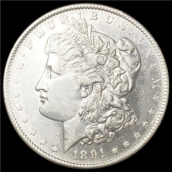 1891-S Morgan Silver Dollar UNCIRCULATED