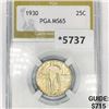 Image 1 : 1930 Standing Liberty Quarter PGA-MS65