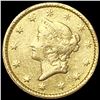 Image 1 : 1853 Rare Gold Dollar ABOUT UNCIRCULATED