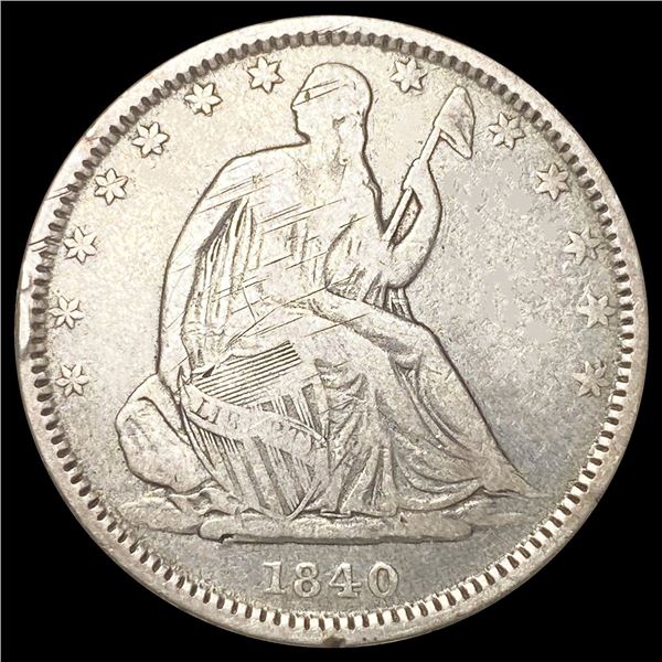 1840-O Seated Liberty Half Dollar NICELY CIRC