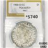 1900-O/CC Morgan Silver Dollar PGA-AU53+