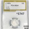 Image 1 : 1876 Seated Liberty Dime PGA-MS64