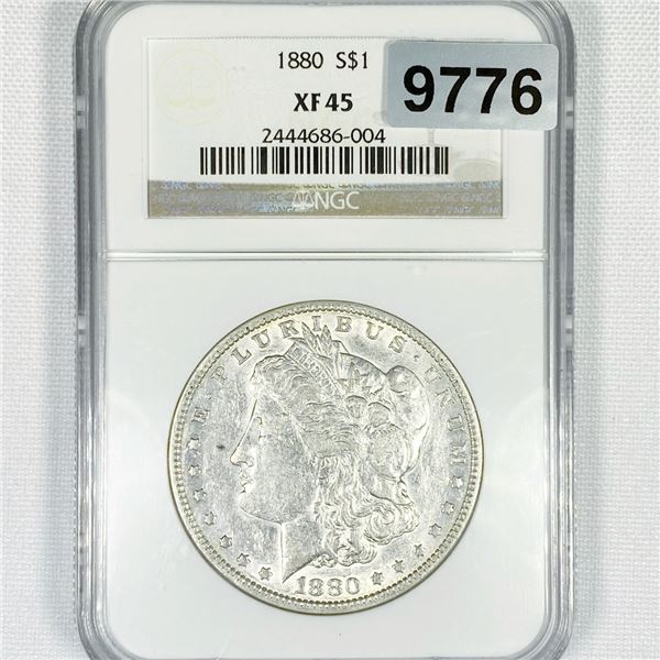 1880 Morgan Silver Dollar NGC-XF45