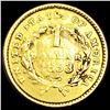 Image 2 : 1853 Rare Gold Dollar NEARLY UNCIRCULATED