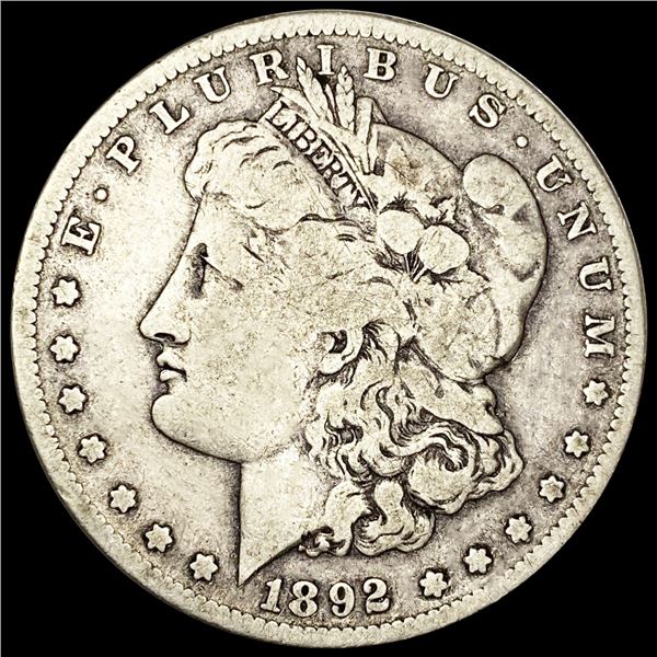 1892-S Morgan Silver Dollar NICELY CIRCULATED